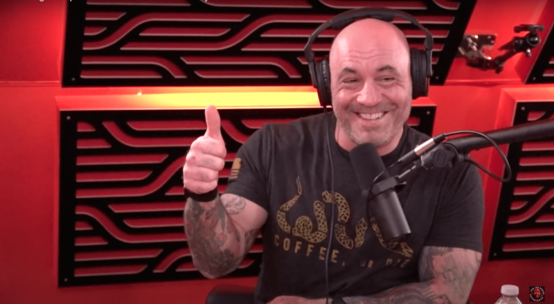 Joe Rogan giving a thumbs up